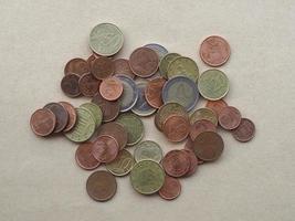 Euro coins European Union currency photo