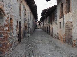 Ricetto medieval village in Candelo photo