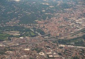 vista aérea de moncalieri foto