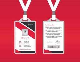 Id card for business modern design
