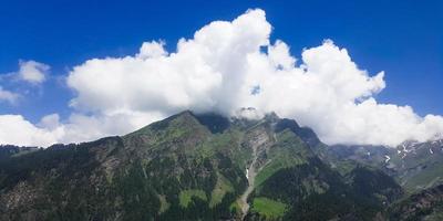 Mountains Under the Blue Sky photo