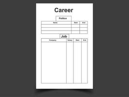 Creer log book,,6.9 in size,No Bleed,Print ready,Ready to Upload vector