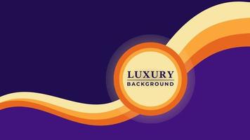 Unique Style Gradient Golden Luxury Background Design vector