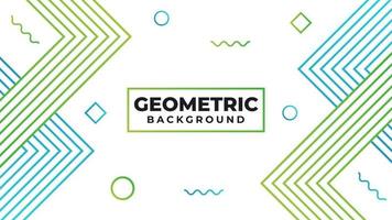 Geometric Line Art Background Design vector