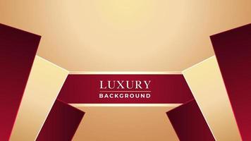 Unique Style Gradient Golden Luxury Background Design vector