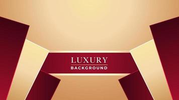 Unique Style Gradient Golden Luxury Background Design vector