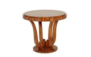 Wooden table on white background. photo