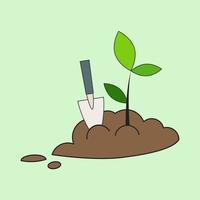 illustration vector graphic of plant Trees