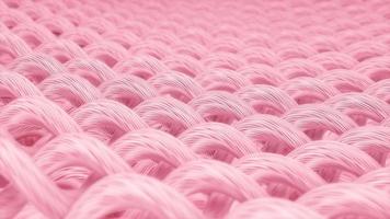 Super macro texture of pink fabric,3D rendering. photo