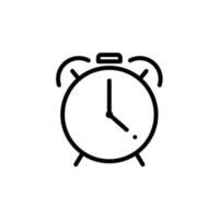 Alarm clock icon vector