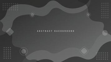 abstract fluid background with black color. gradient color vector