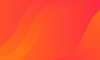 Orange wave abstract background vector