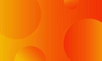 Orange abstract background with beautiful circle gradient for banner, landing page, presentation or poster vector