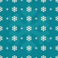 Snowflake Seamless Pattern vector