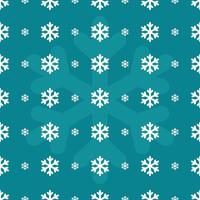 Snowflake Seamless Pattern vector