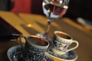 turkish coffee cup photo