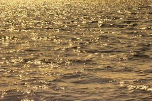 Golden water waves background photo