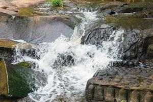 Kbal Spean the mystery waterfall on Kulen mountains range of the ancient Khmer empire in Siem Reap province of Cambodia. photo