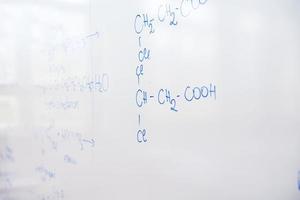 estructura de la molécula química en jabalí blanco foto