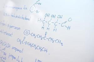 estructura de la molécula química en jabalí blanco foto