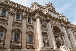 Rome, Italy, 2022 - Fountain di Trevi - most famous Rome's fountains in the world. Italy. photo