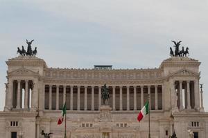 Rome, Italy, 2022 - Rome, National Monument to the king Victor Emmanuel II photo