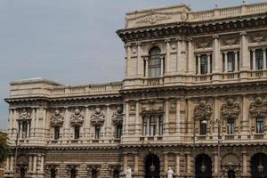 Roma, Italia. detalles arquitectónicos típicos de la ciudad vieja foto