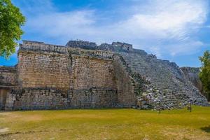 Worship Mayan churches Elaborate structures for worship to the god of the rain Chaac, monastery complex, Chichen Itza, Yucatan, Mexico, Maya civilization photo