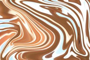 Blue and brown Abstract background fluid acrylic painting. Neon Liquid texture. illustration in the fluid art style photo