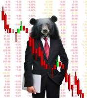 bear market, stock investment concept photo