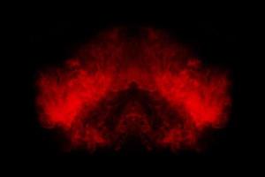 Textured Smoke, Abstract red photo