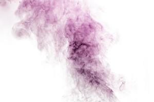 Out of focus smoke-shaped specter,white background photo