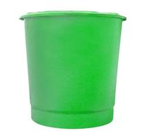 green water fiberglass tank isolated on white background,clipping path photo