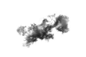 Textured Smoke,Abstract black,isolated on white background photo