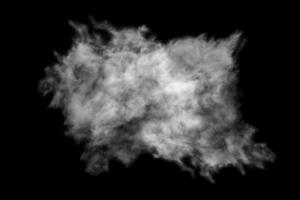 nube texturizada,negro abstracto,aislado sobre fondo negro foto