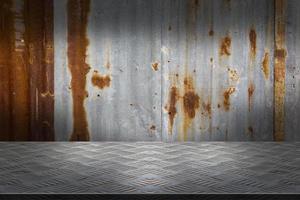 steel plate slip with zinc rust surface background photo