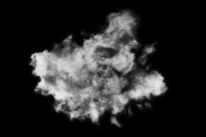 nube texturizada,negro abstracto,aislado sobre fondo negro foto