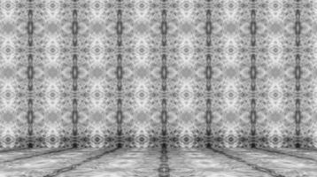 gray room with abstract pattern photo