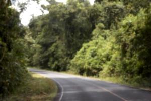 road in the forest,out of focus background photo