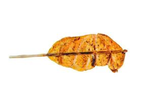 grilled chicken isolated on white background photo