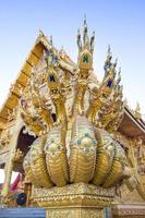 Dragon sculpture at Sri Pan Ton temple, Province Nan,Thailand photo
