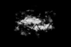 Textured Smoke,Abstract black,isolated on black background photo