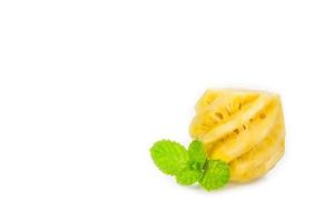 Phu Lae pineapple on white background photo