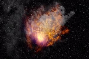 nebula in galaxy abstract background. photo