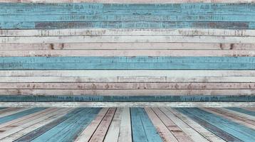 old wall and floor wood background photo