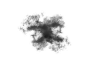 Textured Smoke,Abstract black,isolated on white background photo