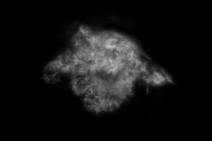 Textured Smoke,Abstract black,isolated on black background photo