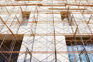 scaffolding at construction,filter effect photo