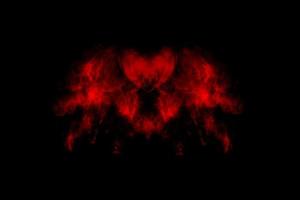 humo texturizado, rojo abstracto foto