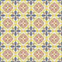 Seamless Background Retro Garden Nature Aboriginal Floral Damask Traditional Pattern Art photo